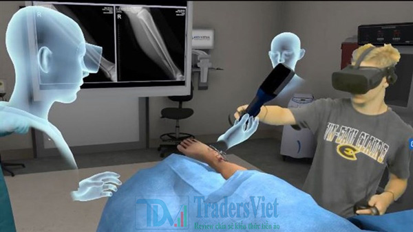 Y tế là lĩnh vực tiên phong công nghệ VR/AR nhiều nhất. Nguồn: Med-technews.